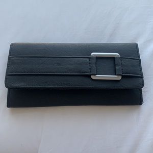 Black Foldover Wallet